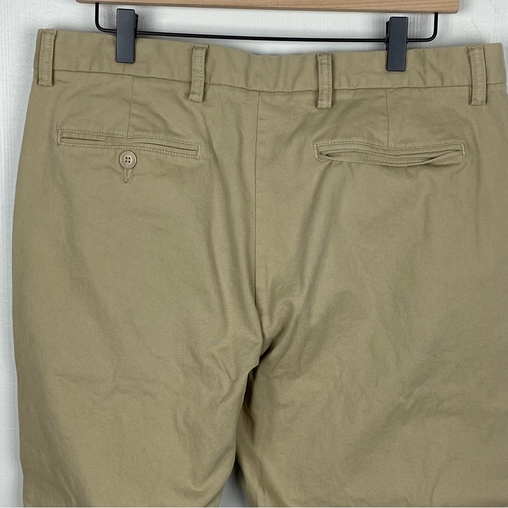 Old Navy Pants Mens 34x32 (34X31) Tan Khaki Ultimate Straight Chino Stretch - Picture 6 of 14